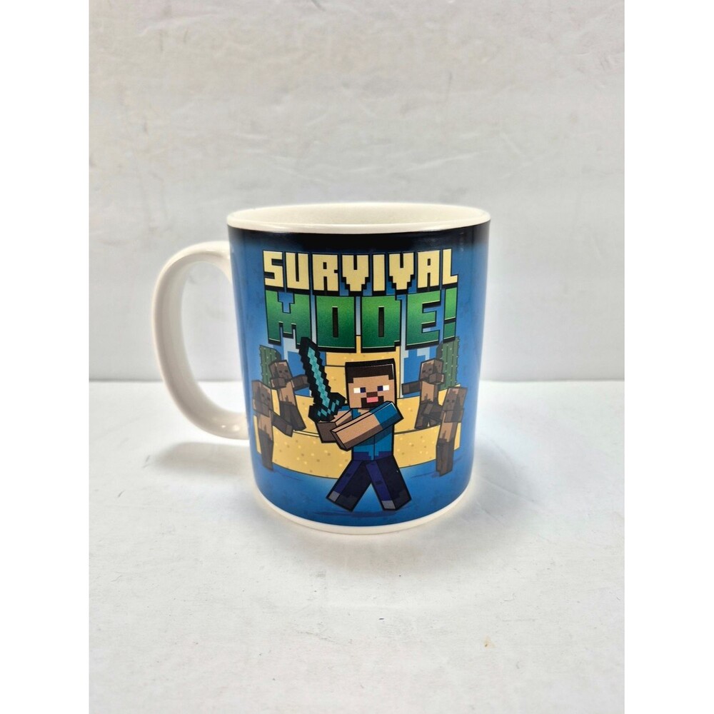 Official Minecraft Survival Mode Heat Change Ceramic Mug - 11oz